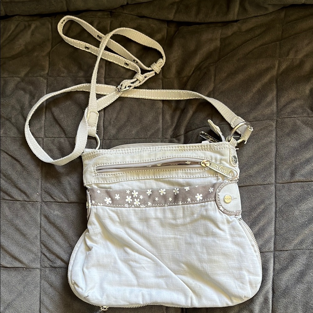 Stylish Cream Crossbody Bag